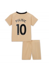 Fotbalové Dres Chelsea Christian Pulisic #10 Dětské Třetí Oblečení 2022-23 Krátký Rukáv (+ trenýrky)